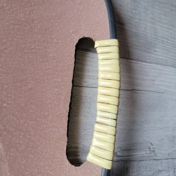 Vintage MCM Serving Tray With Deer at Frog Pond - Brown & Cream Handles Tilso - Picture 5 of 8